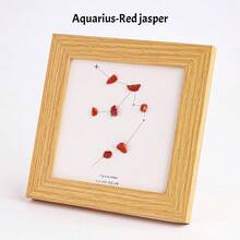 1PC Natural Healing Health Energy Gem The Zodiac Seven Chakra Photo Frame Home Decoration Desktop Decoration Gift - 4-inch Zodiac Photo Frame - View 13