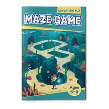 Kids Progressive Maze Practice Pad | Ages 3–6, 6–9, 9–12, 12+ | Easy-To-Hard Mazes For Visual Tracking And Route Planning - Maze Series - View 10