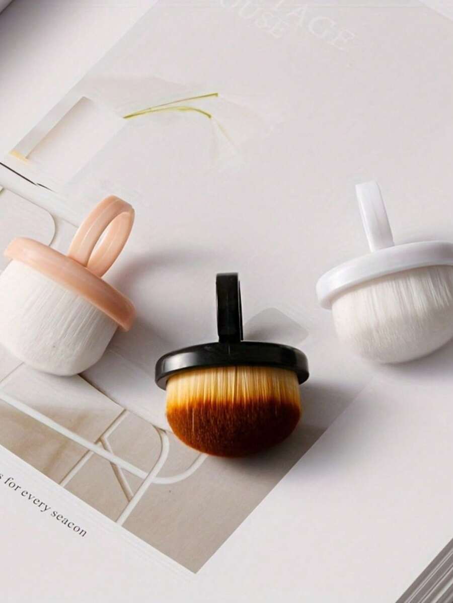 软毛指甲刷 - 温和去除指甲灰尘和碎屑，无香型，符合人体工程学设计，适合美甲师和家庭使用，简约软毛刷 - 彩色 - 查看 1