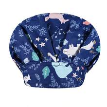 1顶带绒球帽，护士帽，手术帽，厨师帽，女士手术帽，护理配件，印花工作帽，手术帽，带吸汗带的清洁帽，微弹印花，带防滑纽扣，适用于护士、美容院、面包店、厨师、牙医、兽医等，可爱工作帽，护士帽，厨师帽，护理配件，女士手术帽，长发帽，适合居家、办公室、学校、运动，四季皆宜。 - 彩色 - 查看 19