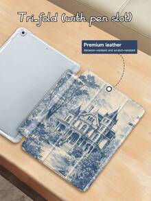 Ayotu 城堡图案平板电脑保护套和 Kindle 电子书保护套，兼容 iPad 第十代、11 英寸/Air 第四代/Air 第七代/9.7 英寸，兼容三星 Galaxy Tab A9 Plus，Kindle（第十一代 - 2024 版）（6 英寸），Kindle Paperwhite 第十二代 2024 版，时尚简约的图案使其成为绝佳的节日礼物。 - 彩色 - 查看 4