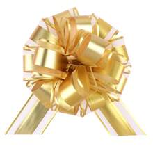 20 PIEZAS Lazos grandes de 6 pulgadas, Lazos dorados para envolver regalos, Lazos de cinta para decorar cajas o flores para fiestas, bodas, perfectos para decoración navideña o del Día de San Valentín - Multicolor - Ver 15