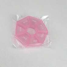 2pcs Mini 7-Grid Storage Box - Portable Weekly Pill Case, Ideal Gift For Elderly And Travelers