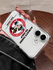 Officially Licensed Paul Frank Transparent Space Case Phone Case, Full Coverage Shockproof Camera Protection With Monkey, Rabbit, Cat, Letter Pattern, New Design Compatible With Iphone 13/14/15/16/17 Pro Max - Multicolor - View 5