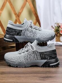 Giày thể thao nữ màu xám mới mùa xuân/hè, cổ thấp, nhẹ, bền, gót thấp, mũi tròn, thoáng khí, thoải mái, buộc dây, phù hợp cho mọi mùa, giày thể thao nữ ngoài trời thường ngày, quà tặng ngày Valentine, giày đi bộ unisex. - màu xám đen - Xem 3