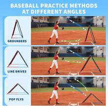 Techigher Rete di allenamento per baseball e softball - Stile 2 - Visualizzare 4