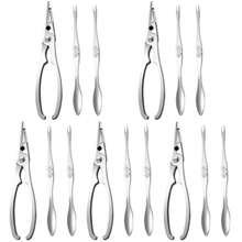 CYPNPRETYZOOM Set De Herramientas De Mariscos Pinzas Para Cangrejo Y Cascanueces Multifuncionales Utensilios Para Comer Mariscos Diseño Ergonómico Y Práctico Para FiestasFashion - 219639760 - Ver 2