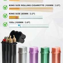1pcs Black Or Green All-In-One Flip Top Case | Compact & Portable Carry Solution For On-The-Go - Black - View 3