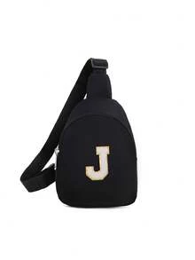 DIY 时尚手工字母胸包,超酷迷你多字包,收纳袋,购物、派对、节日礼物 - 彩色 - 查看 36