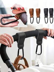 Multi-Functional Hanging Hook - Non-Slip Design, Suitable For Strollers, Diaper Bags, Shopping Bags - Ideal Choice For Moms, Travel Essential, Great Gift - Essential For Storage, Travel Companion, Compact Design, Sturdy Structure, Multi-Purpose Hook, Busy Moms' Must-Have, Handbag Hanger, Handbag Holder - Multicolor - View 2
