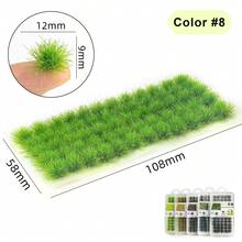 60pcs/140pcs Static Grass Tufts Model Train Landscape Garden Decor Diorama Set - As Photos - View 17