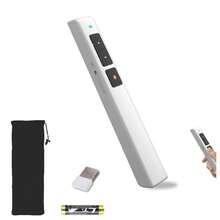 Presentador Inalambrico para Diapositivas, Control Remoto para Presentaciones, Conexión USB Plug & Play, Compatible con Office 365, Windows, Power Point, Prezi y más (Blanco) - Blanco - Ver 8