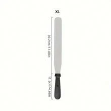1pc, Frosting Scraper, 6/8/10/12 Inch Angled Frosting Scraper, Stainless Steel Palette Knife, Curved Offset Blade Professional Frosting Scraper, For Cake Decoration, Baking, Kitchen, Kitchen Accessories, Stainless Steel Material, Can Directly Contact Food. Multiple Size Designs, Meet Different Needs For Precise Control And Smooth Finishing. Dishwasher , Suitable For Mother's Day, Easter Gifts, Home Parties, Afternoon Tea Parties - - - View 7