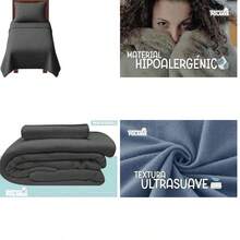Genrico Sbanas Polares Fleece para Invierno - Ultra Suaves y Clidas - Anti-Pilling Juego Completo Individual, Matrimonial y King Size - Azul Cielo, Individual - azul cielo+individual - Ver 22