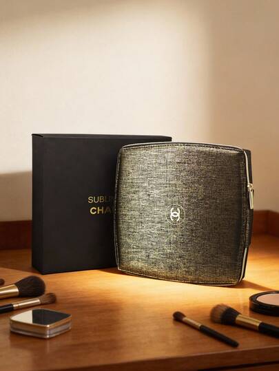 CHANEL New Arrival High-End Cosmetic Bag, Jewelry Storage/Makeup Case, Fashionable Storage Box, Size: 18*18*4cm