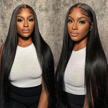 12A Human Hair Bundles 20 22 24 Inch Straight Human Hair Unprocessed Brazilian Hair 3 Bundles Quick Weave Natural Black - Natural Black - View 5