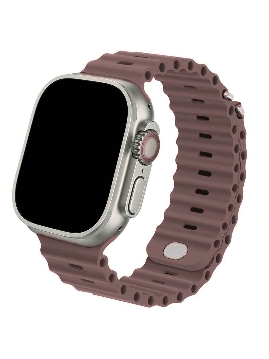 1条男女通用运动海洋风表带，兼容49mm、46mm、45mm、44mm、42mm、41mm、40mm、38mm尺寸的 Series 10/9/8/7/6/5/4/3/2/1 Ultra SE