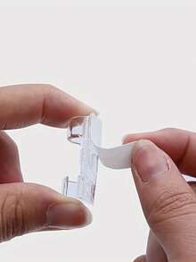 40/100个装粘性电缆夹，透明电线固定器，用于电源线管理，塑料电缆整理夹，适用于墙壁和桌子下方。 - 彩色 - 查看 5