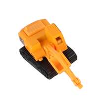 Set Of 6 Mini Construction Trucks Made Of Alloy, 1:64 Scale. Realistic Details, Flexible Parts, No Batteries Required. Educational And Durable Toy, Ideal For Children And Boys. - Orange - View 10