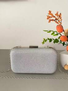Women Evening Bags - Plateado - Ver 2