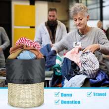 Multipurpose Storage Bag - Rectangular Storage Bag With Drawstring Closure, 1 Dirty Clothes Storage Bag, Suitable For Travel, Home, Dorm