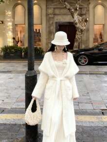 Women Cardigans - White - View 3