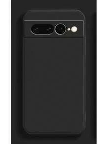 极简绒面质感手机保护壳，兼容 Pixel 6、7、6 Pro、7 Pro、8、8A、8 Pro、9、9A、9 Pro、10、10 Pro、10 Pro XL - 黑色 - 查看 3