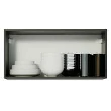 Gabinete Superior Cocina Madesa Reims 1 Puerta 70cm NN - Negro - Ver 3