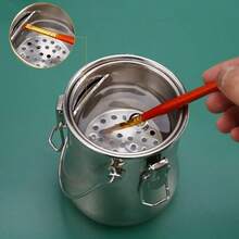 Paint Brush Washer, Portable LeakProof Brush Cleaner With Lid And Filter Screen, 43 4 Tall X 31 2 Dia. - 434Tallx312Dia - View 6