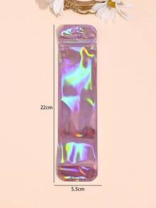 50 chiếc Túi quà tặng laser dài màu hồng bóng thời trang, Túi đựng trang sức có thể tái sử dụng, Bao bì quà tặng cho tiệc và ngày lễ - túi đóng gói - Xem 11