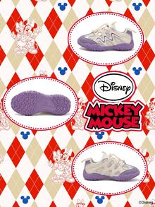 Disney 1 đôi giày thể thao trẻ em chính thức hợp tác cùng Mickey Mouse, thích hợp cho sinh hoạt hàng ngày, kỳ nghỉ, thể thao và các hoạt động ngoài trời. Thoải mái, ôm sát chân, chống trơn trượt, thoáng khí. (Giày thể thao bé trai, giày thường ngày bé trai, giày thể thao trẻ em, giày thể thao bé gái, giày thường ngày bé gái) - Màu tím - Xem 4