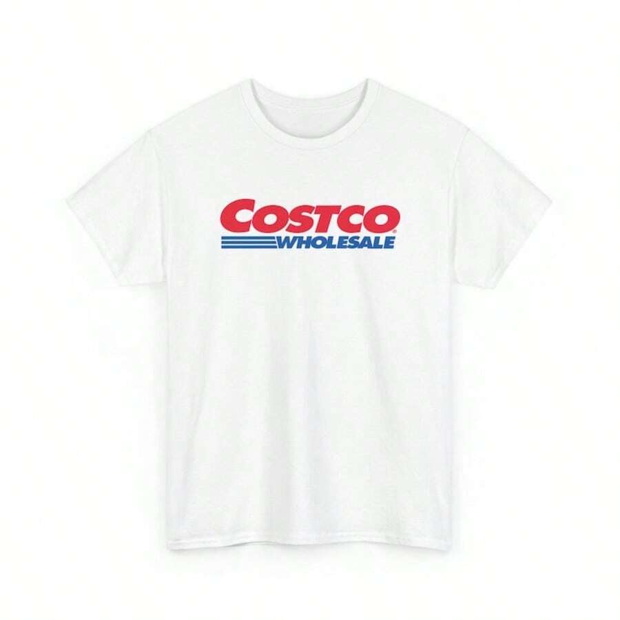 Costco Wholesale T-Shirt _ Logo Tee, Retail Brand Shirt - 白色 - 查看 1