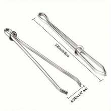 1pc Elastic Band Threader Clip For Sewing DIY, Belt Guide Needle Tool For Trousers - 彩色 - 查看 3