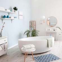 CYPNMy Home - Toalla de Baño Completo - Grande - 100% Algodón - Calidad Hotelera - Suave y Absorbente - Ideal para SPA y Salones de Belleza - Hoteles y Gimnasios - Color Blanco 70 X 130 CM (530g )Fashion - 224230643 - Ver 6