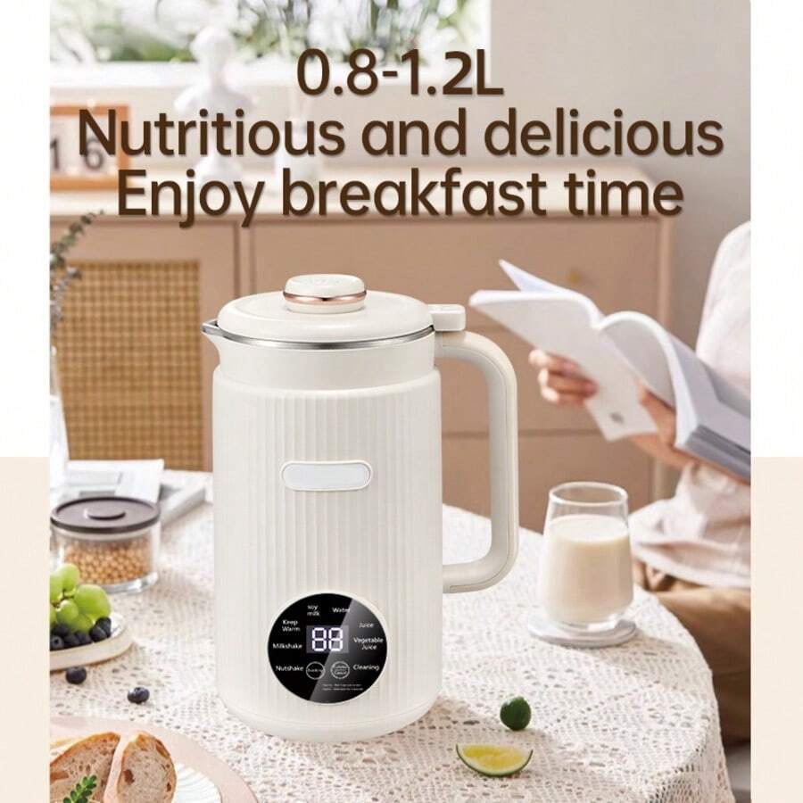 LIPETY Mini Automatic Soy Milk Maker 3-4 People | No Filter Blender For Home Use Powerful Crushing - View 1