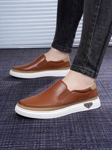 Men's New Loafers, Fashion Simple Versatile Casual Shoes, Lightweight Slip-On Comfortable For Teens, Suitable For Summer Casual, Outdoor Athletic, Vacation Travel, Graduation Gifts, Birthday Dress Accessories Old Money - 723 - View 9