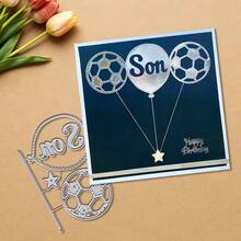 创意气球切割模具、DIY剪贴簿相册和压花模板、贺卡制作工具、卡片纸切割工艺品、礼品卡制作模板模切。