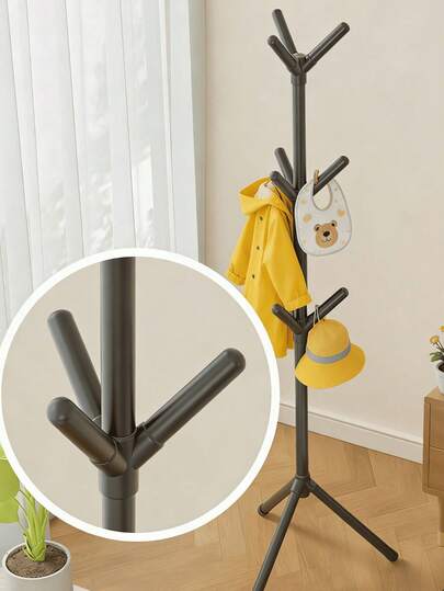 Luxury Minimalist Floor-Standing Clothes Rack, Movable And Space-Saving, Decorative Piece For Hanging Clothes, Bags And Small Items - Perfect For Bedroom, Bathroom, Entryway And Garden, Ideal For Decorating Small Apartments, Dorms, Guest Rooms, And As Holiday Home Decor Or Gift Packaging.