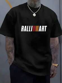Men's Fashion  Crew Neck T-Shirt, Versatile Short Sleeve - Black - View 11
