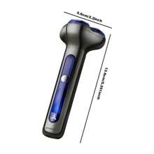 SKYWORTH Creatives S5 男士电动剃须刀套装：3 刀头旋转式剃须刀，高速静音马达，自磨刀片，含鼻毛修剪器，快速充电，二合一理容套装（2025 新款） - 彩色 - 查看 3