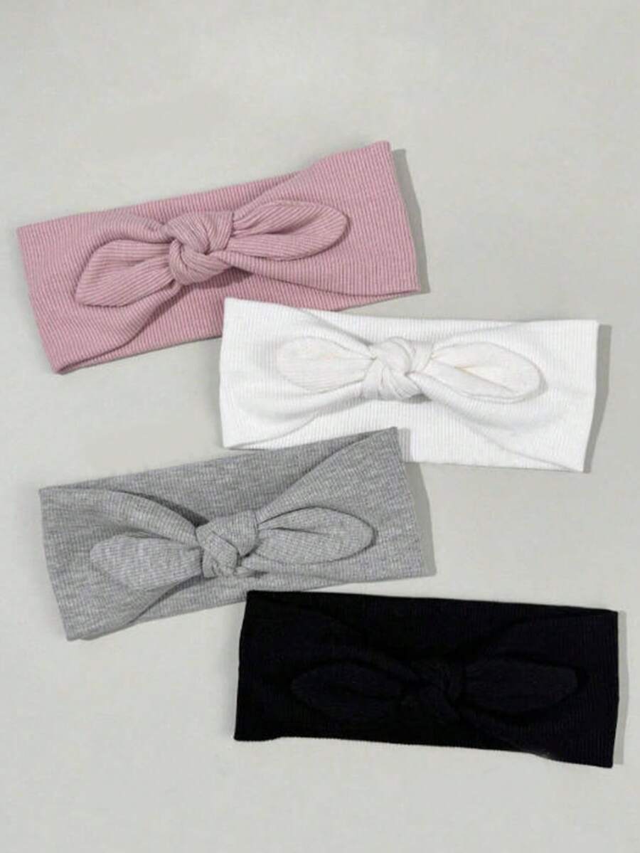 4/1pc Women's Fashionable And Casual Style Rabbit Ear Bow Cross Sports Hair Band, The Hair Band Is Sweat-Absorbing And Comfortable, Suitable For Daily Commuting, Matching With Clothing, Fitness, Outdoor Sports, And Any Scene Women Sweatband Causal Headband Fashion Hair Accessories Elegant Head Sacrf - Multicolor - View 1