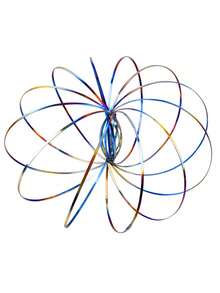 1pc Flow Ring Spinner Ring Arm Toy,Magic Ring Toy Flow Rings Kinetic Spring Bracelet,3D Kinetic Flow Rings Arm Slinky Arm Spinner Toy Mystical Flow Rings,Multi-Sensory Interactive Cool Party Dance Prop(Some Parts Are Sent Random) - Multicolor - View 13