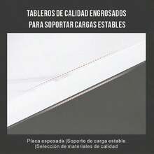 Mueble De TV Gris Con 3 Cajones 120x30x29 CM Para Sala - Gris - Ver 8