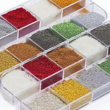 10克/包彩色玻璃珠，DIY饰品、礼品、家居装饰、小型装饰品的工艺材料 - diy - 查看 10