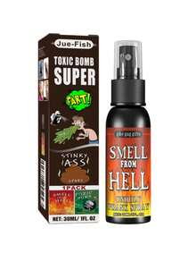 JUE FISH Fart Spray / Prank Liquid Toy, Funny Stinky Prank, Poop Scented Bomb Flavor / Prank Entertainment