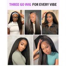 DHeadband Wig Human Hair Yaki Straight Wigs Human Hair Hine Made Headband Gluel Wigs Drawstring Ponytail For  18 Inch - Headbandyakistraightwig - View 6