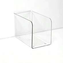 1pc/2pcs Clear Acrylic Bookends - Desktop Book & Document Organizer, Sturdy Book Stopper And File Holder For Students, Office & Home Desk - Clear - View 7