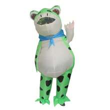 1pc Inflatable Spotted Frog Costume, Unisex Inflatable Costume - Full Body Heart-Themed Fancy Dress, Suitable For Halloween, Carnival, Christmas And Various Event Parties - Spotted Frog - View 5