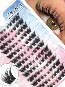 104 Cluster C/D Type Fluffy Fox Eyelash Clusters - Natural Style, Elongated Outer Eye Effect, Cosplay, Individual Lashes, Suitable For Beginners, DIY Eyelash Extension, Mixed Length: 8-16mm. Suitable For Cosplay, Anime, And Everyday Makeup. Cosplay Eyelashes, Eyelash Clusters, Individual Lashes, Eyelashes, False Eyelashes, Meeting Daily Use Needs, Anime-Style Cosplay. - HỖN HỢP C/D - Xem 7