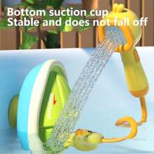 Electric Rotating Water Spray Duck Motorboat Shower Bath Toy For Kids - Multicolor - View 5